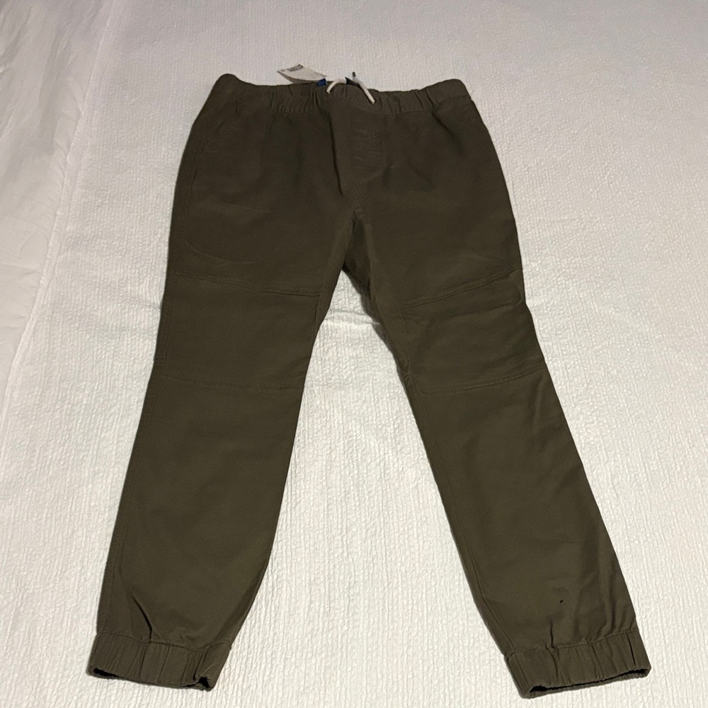 Men's Olive Jogger Pants Size S